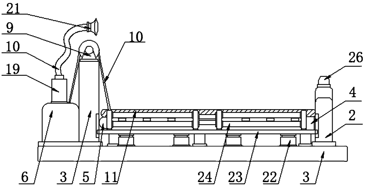 Medical bed for tumor radiotherapy department