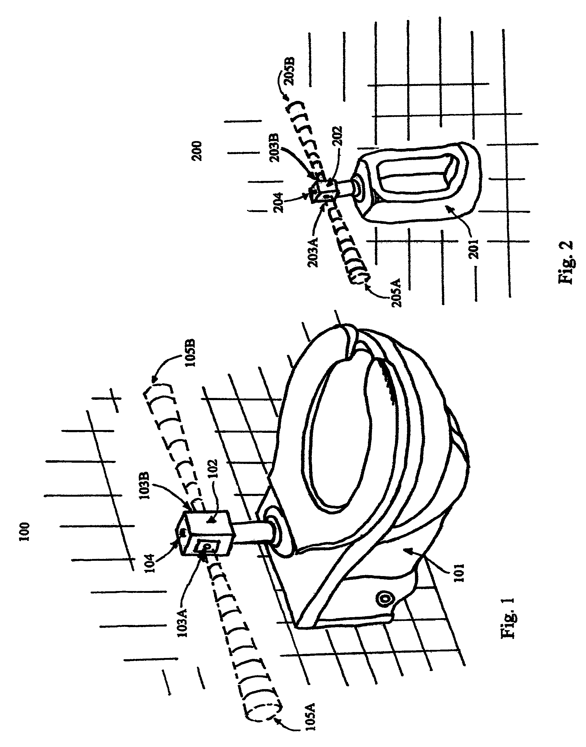 Sanitary, user activated, water saving, motion sensing flushing method and device