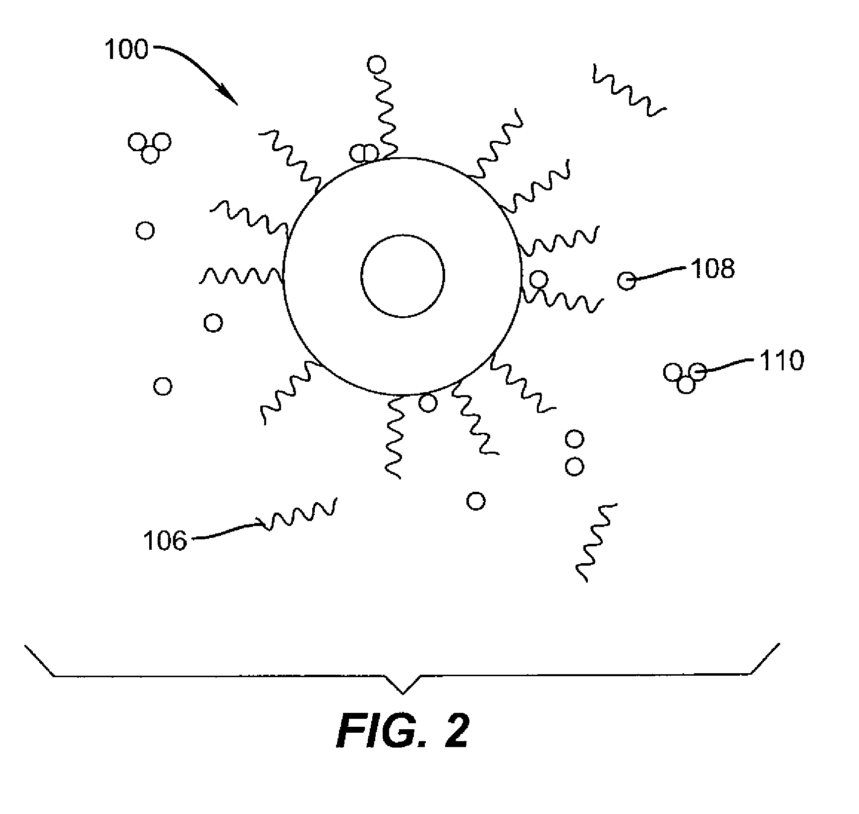 Light-emitting nanocomposite particles