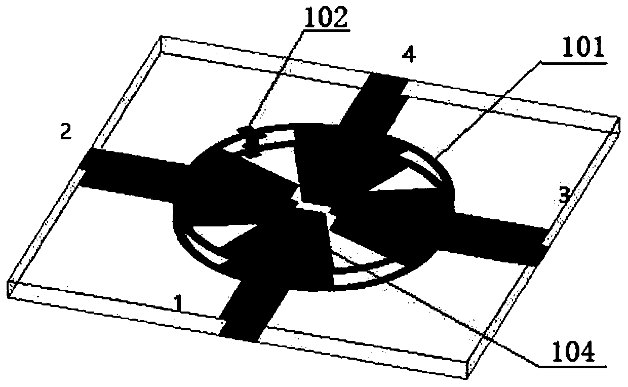 Monopulse Antenna Array with Integrated Broadband Miniaturization and Differential Phase Comparison Network