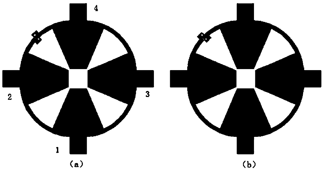 Monopulse Antenna Array with Integrated Broadband Miniaturization and Differential Phase Comparison Network