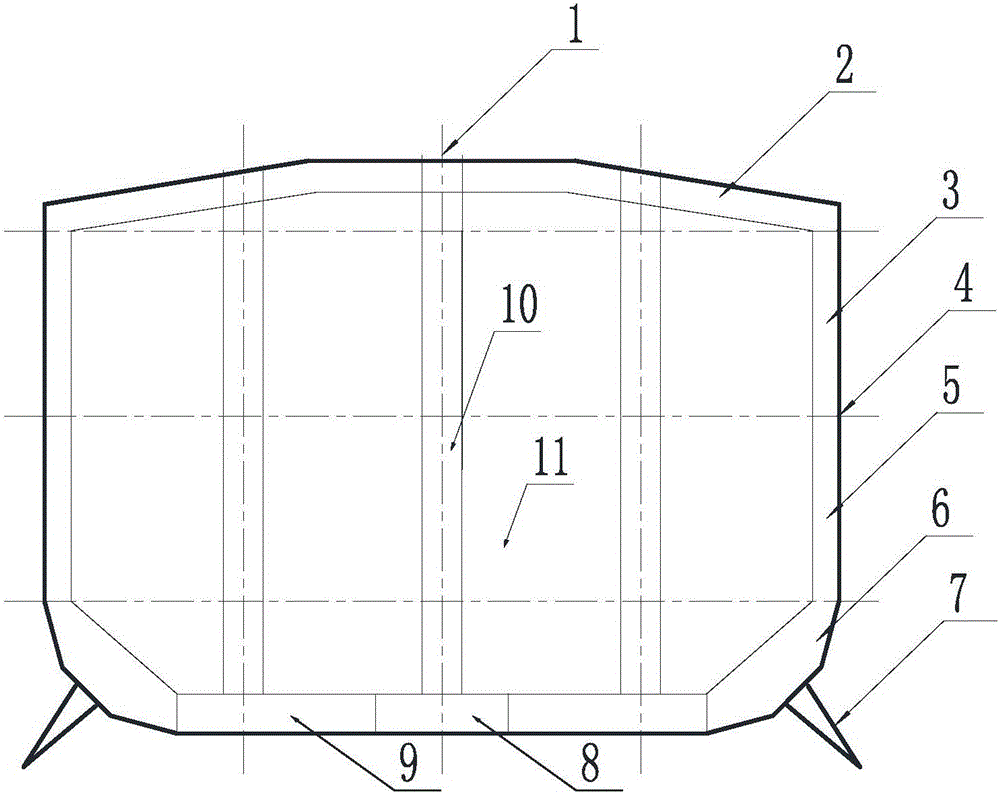 Combined-drawer-type floating breakwater