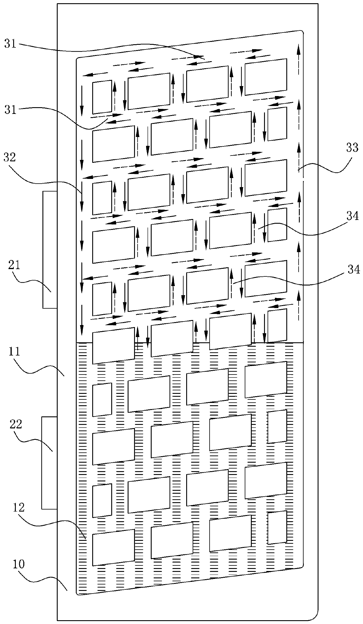 Novel blown aluminum uniform temperature plate