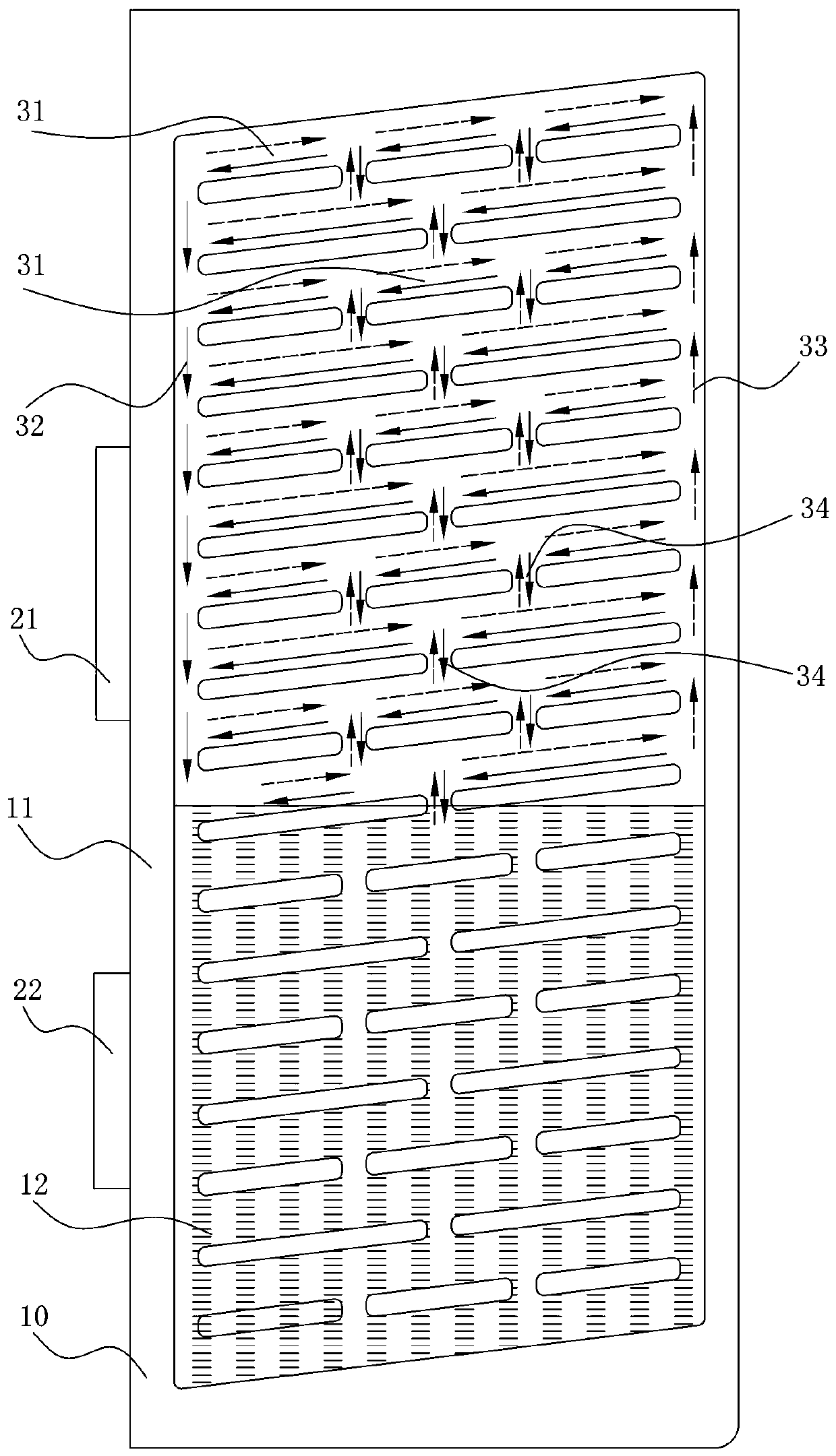 Novel blown aluminum uniform temperature plate