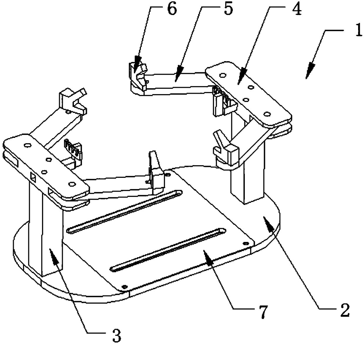 Fixing device for perforating of bread board