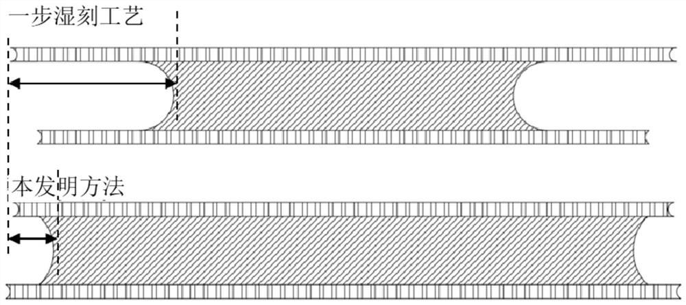 Method for preparing high-precision silver electrode by side wall protection process