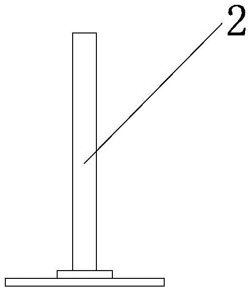 Model pile body internal force rating device and method