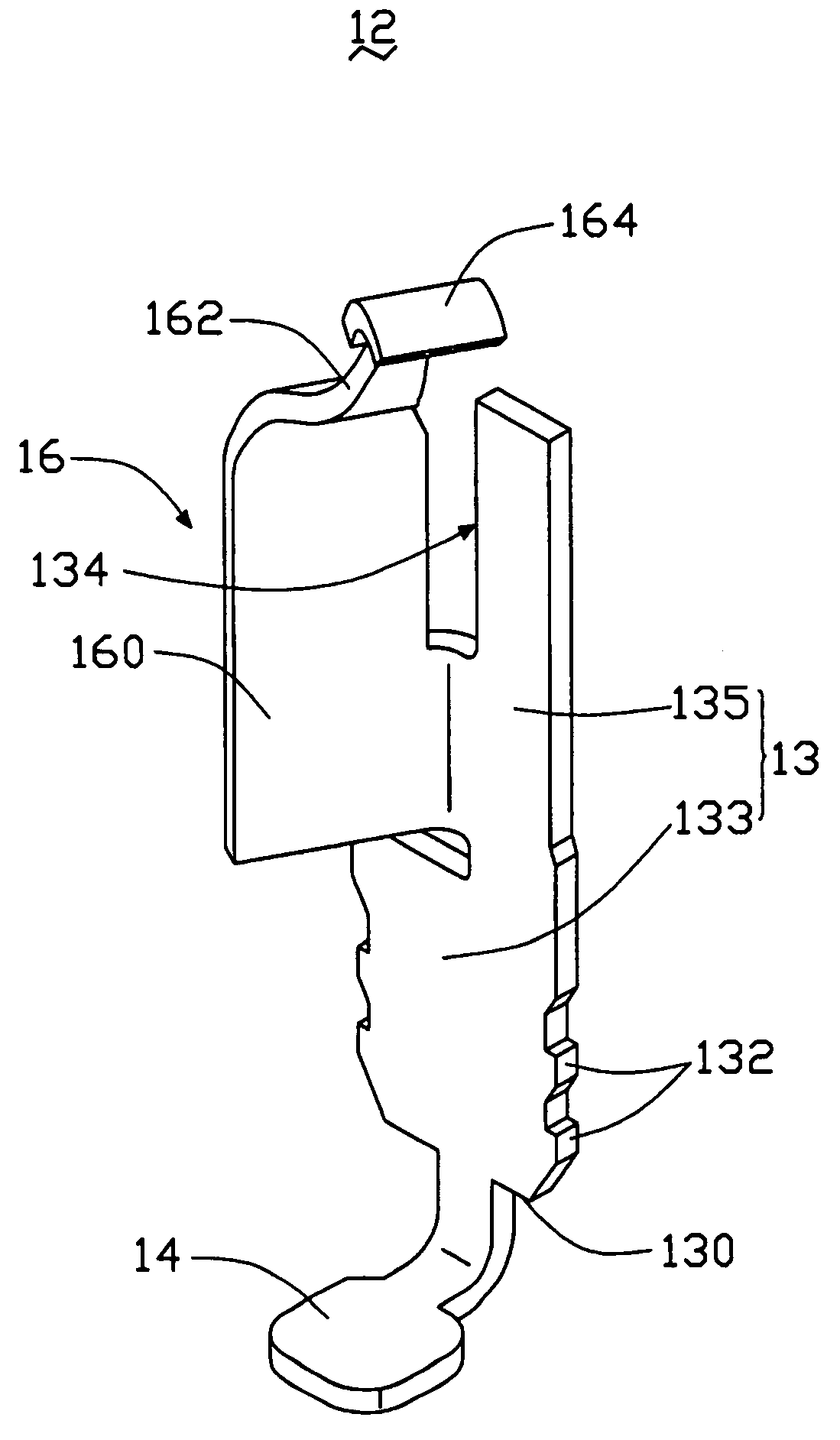 Electrical connector having electrical contacts with enlarged contact portions