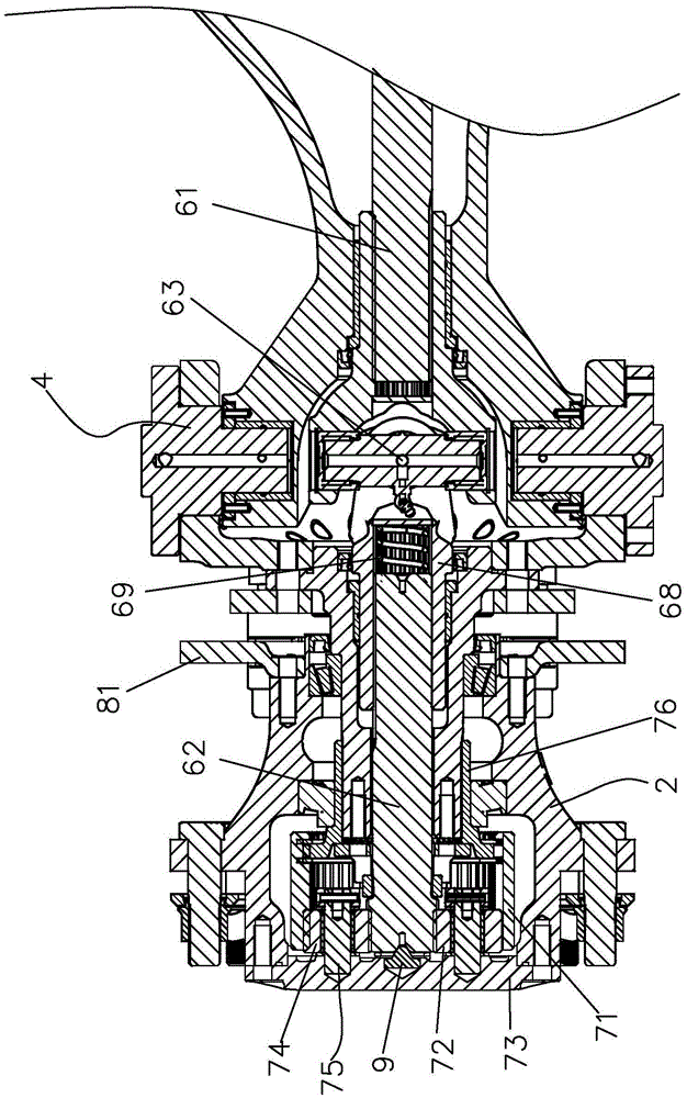 Excavator steering drive axle