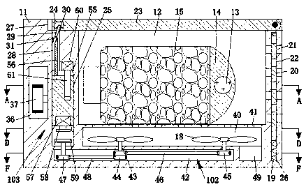 Vehicle-mounted foldable ceiling projector