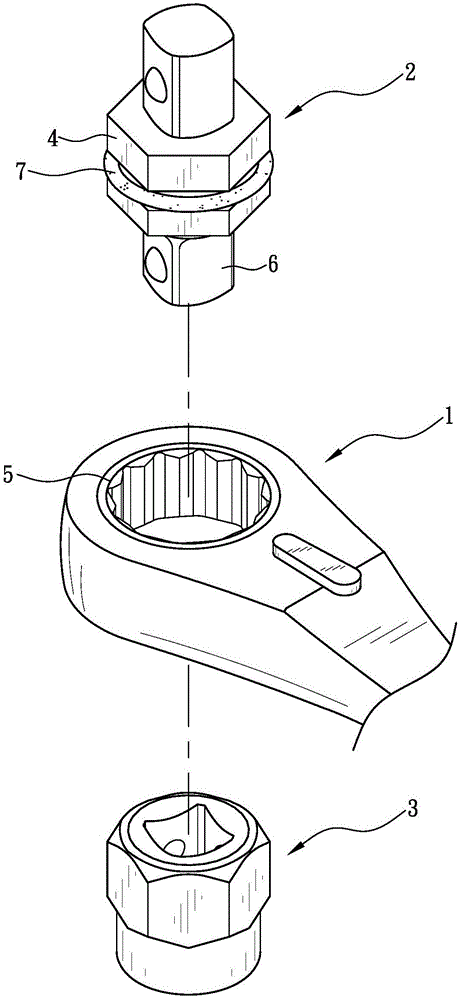 Combined wrench and socket device structure