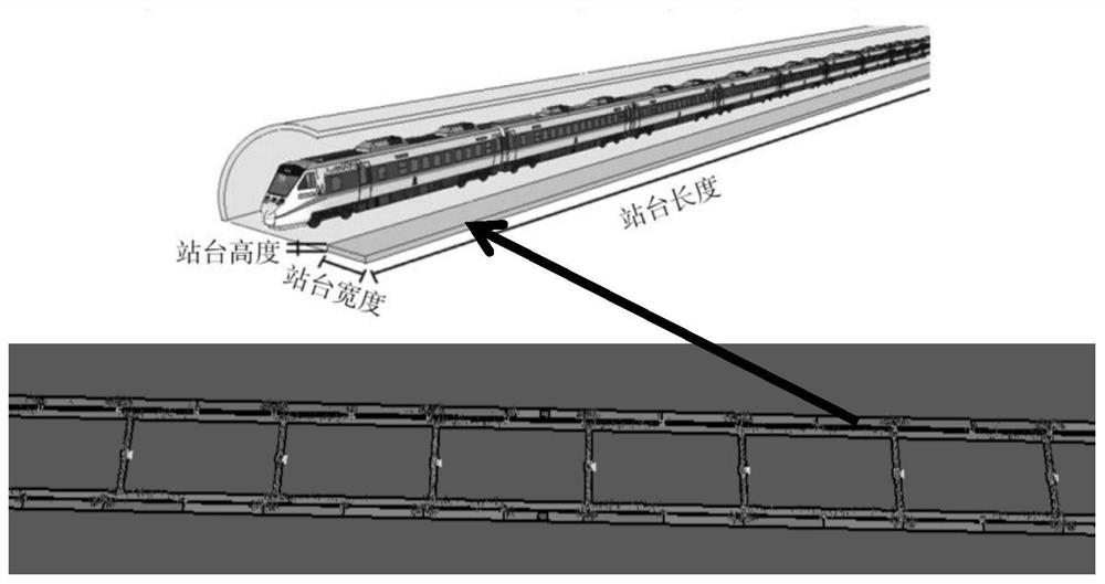 Method for designing oxygen supply space-containing transverse channel of high-altitude railway tunnel