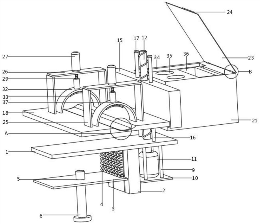 Debridement device for general surgery department