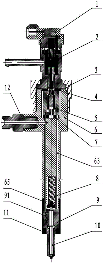 An Electromagnetically Driven Non-Back Pressure Electronically Controlled Diesel Injector