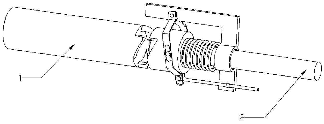 Mechanical clutch for potato harvester