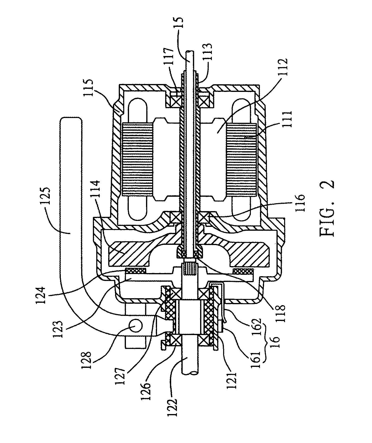 Motor system for sewing machine