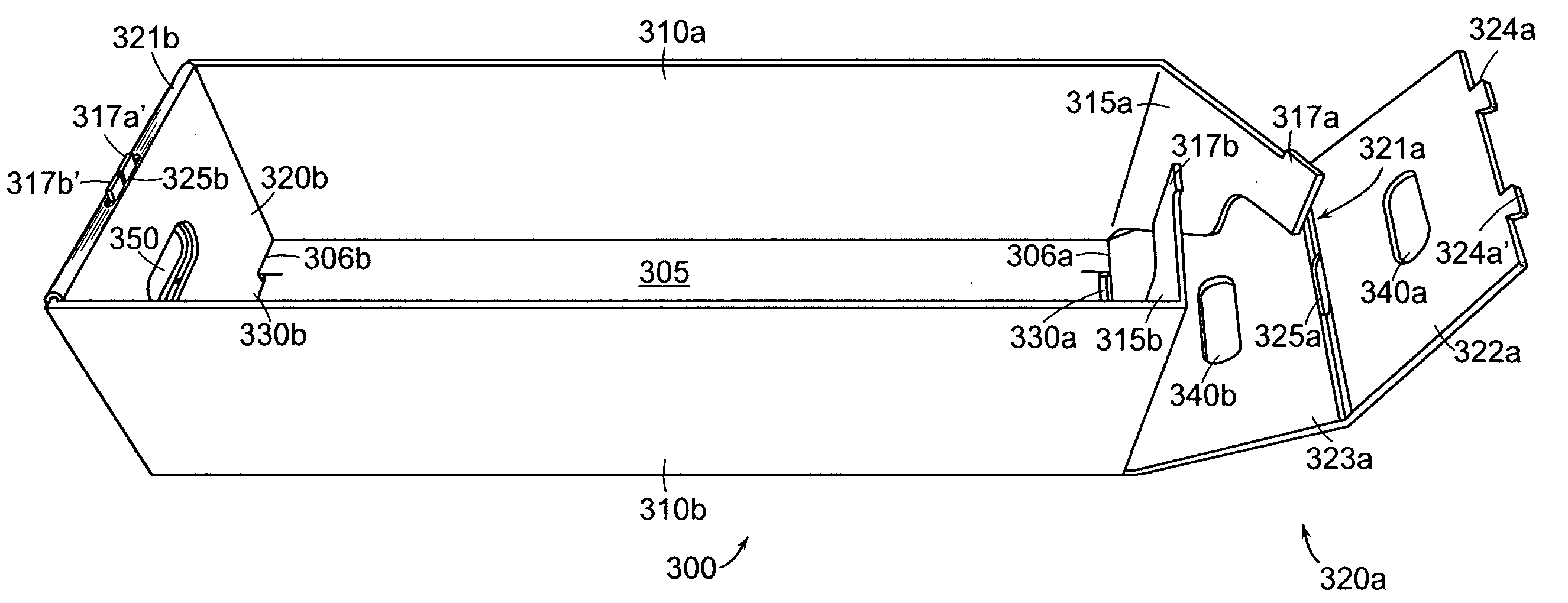 Structures for securing containers