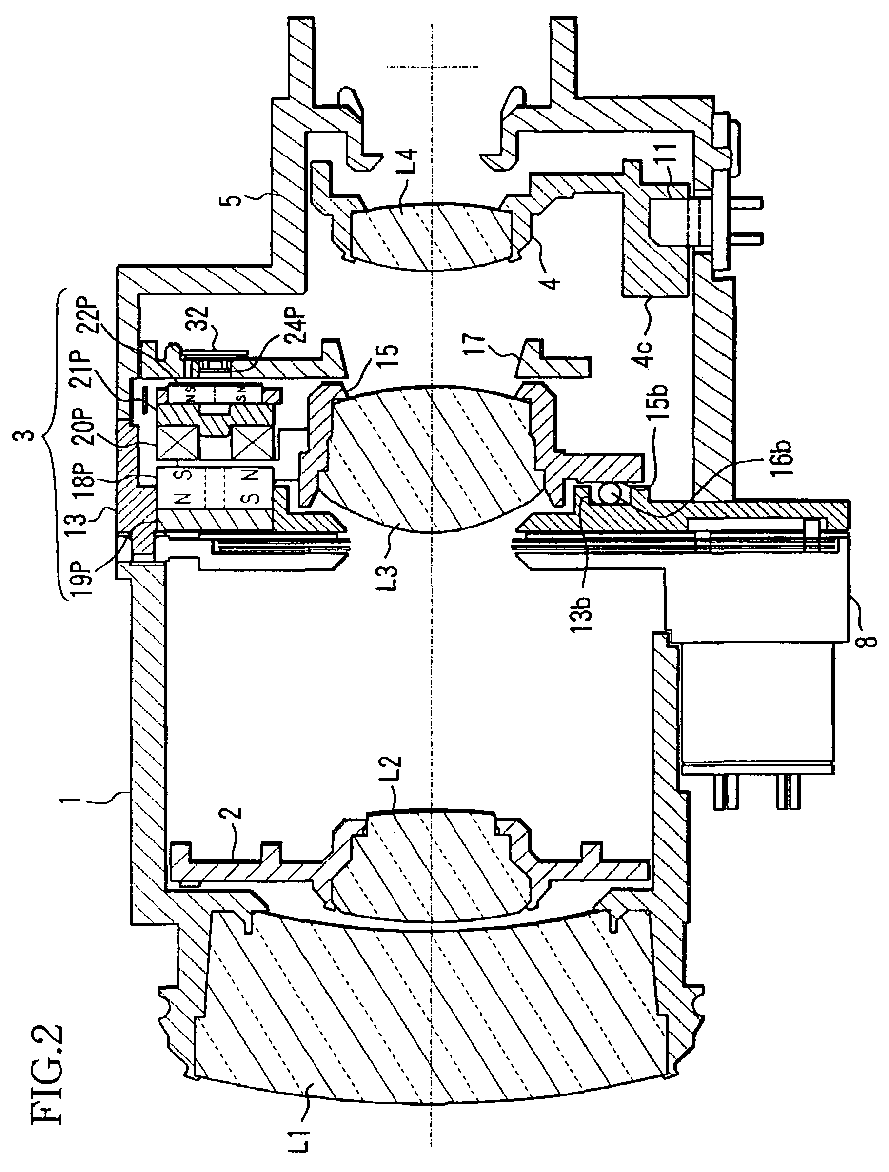 Vibration correcting device, lens barrel, and optical device