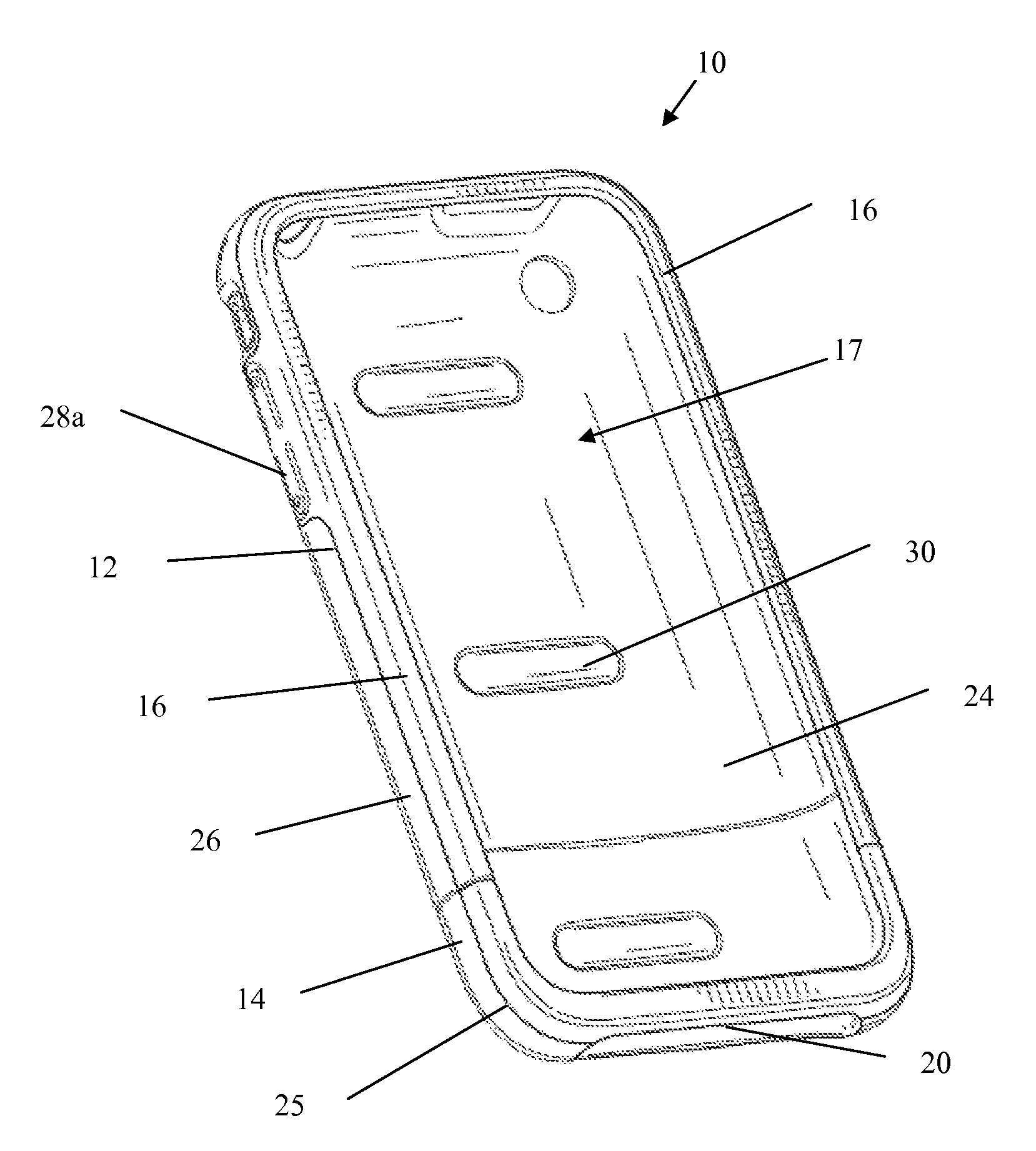 Two-piece protective carrying case