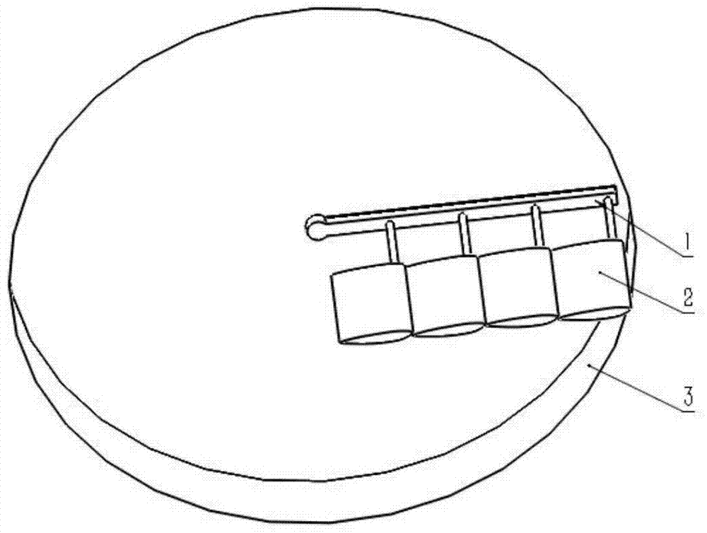 A suspended structure paddle