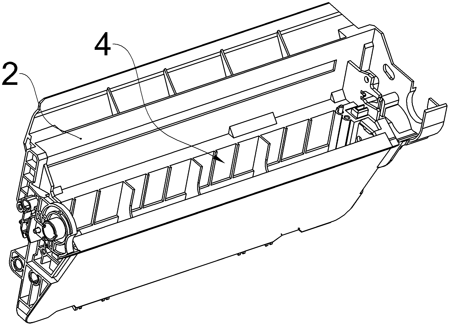 Sealing structure of powder box