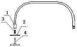 Knee Joint Anterior Cruciate Ligament Femoral Tunnel Guiding and Positioning System