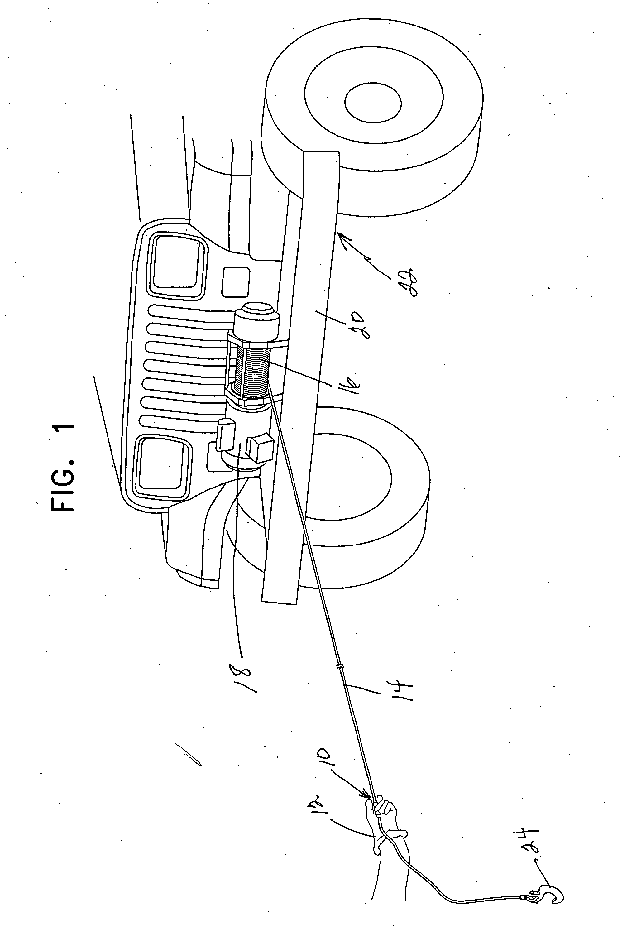 Winch cable rewind guide