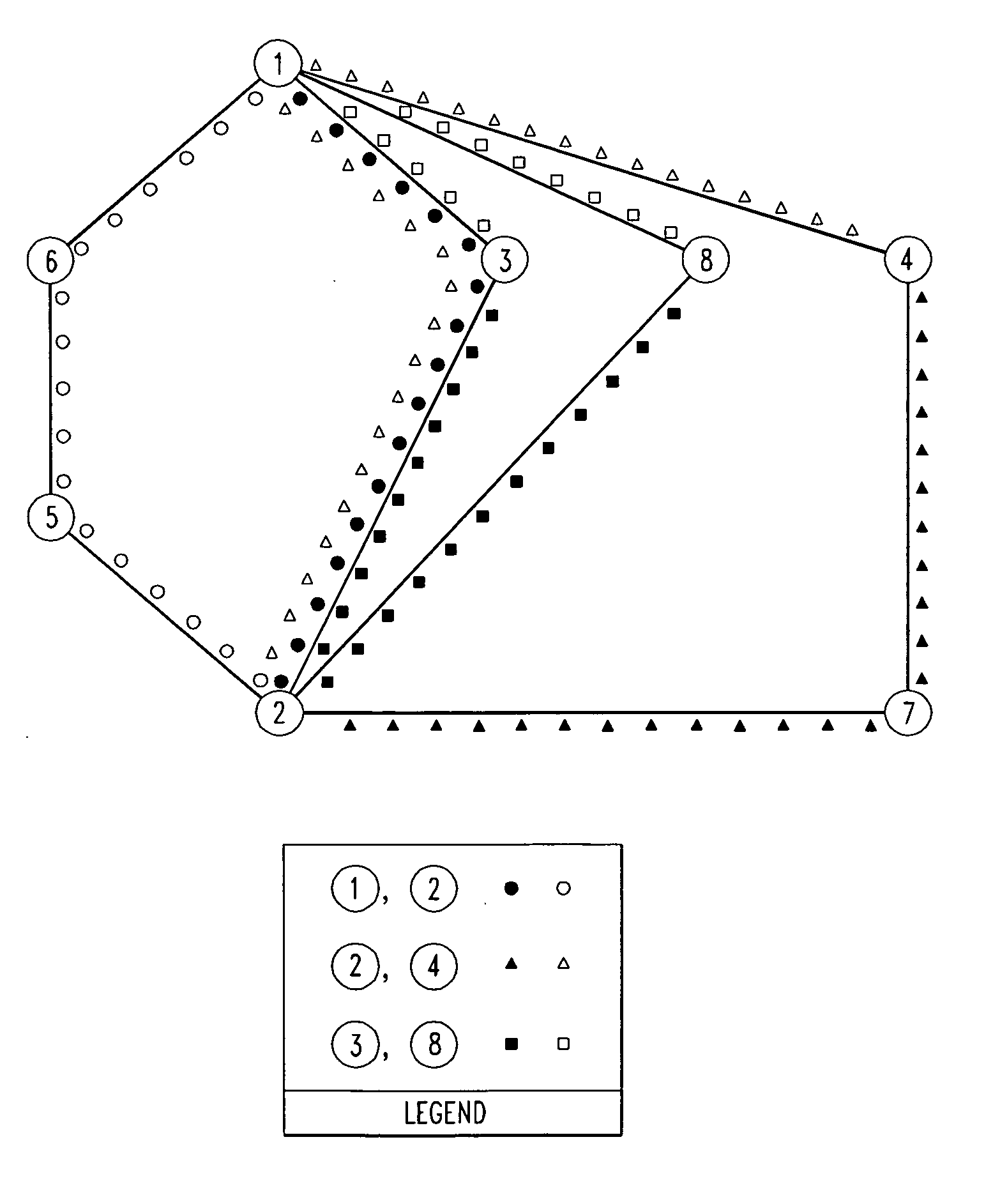 Design method for WDM optical networks including alternate routes for fault recovery