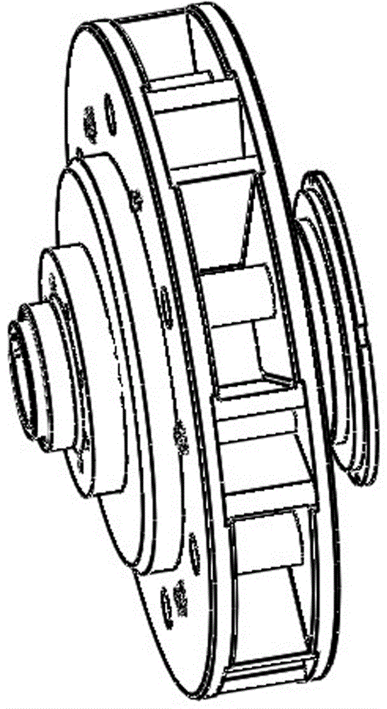 Shot blasting machine with V-shaped blades