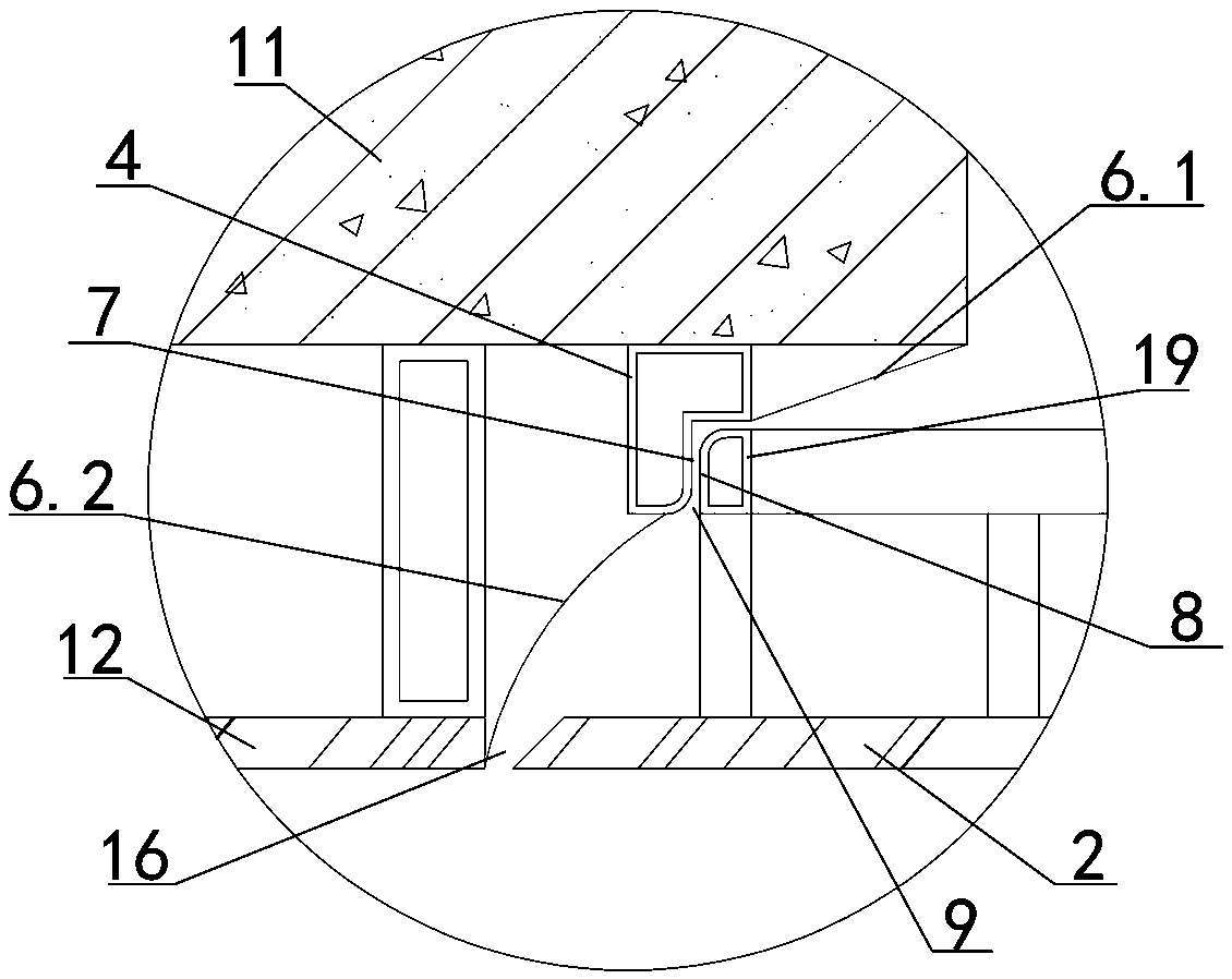 A kind of anti-seismic joint device and construction method for the exterior facade of anti-seismic building