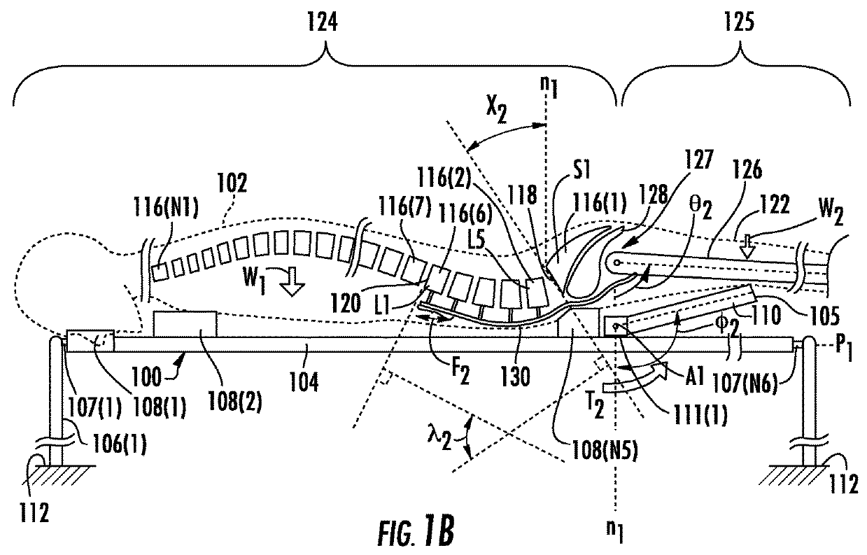 Surgical tables for spinal surgeries employing lordosis adjustment subassemblies rotatably connected to rigid frames, and related systems and methods