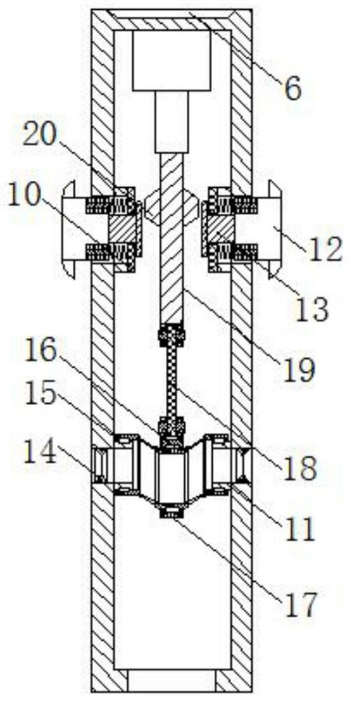 Marker post convenient for detecting and positioning gas leakage point