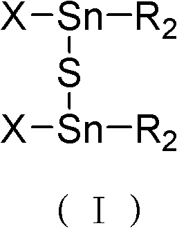 Sulfo-(combination) tin reverse-ester, preparation method and application