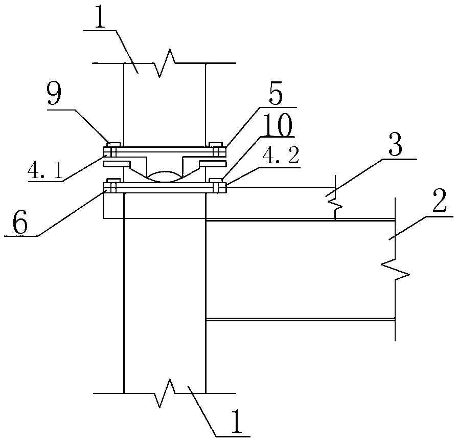 Friction pendulum connected fabricated steel structure system and design method thereof