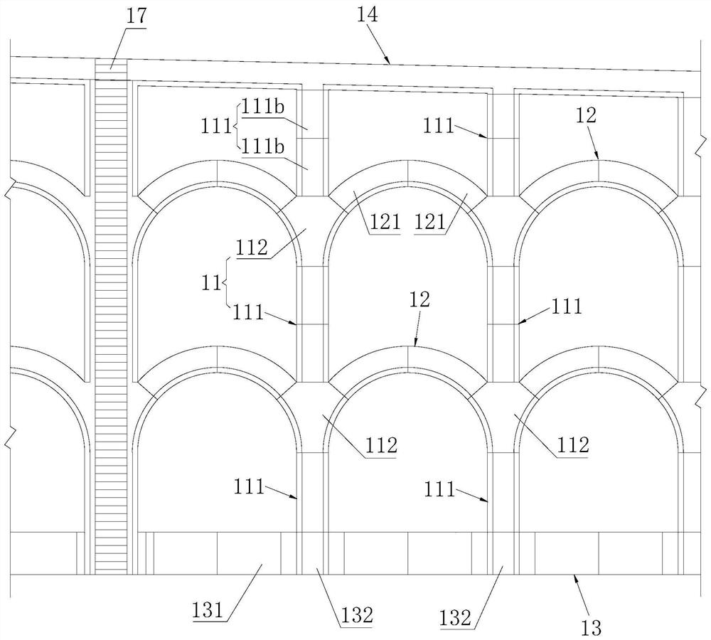 Fabricated roadbed slope protection structure and construction method