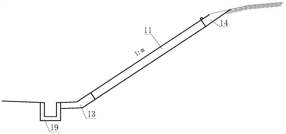 Fabricated roadbed slope protection structure and construction method