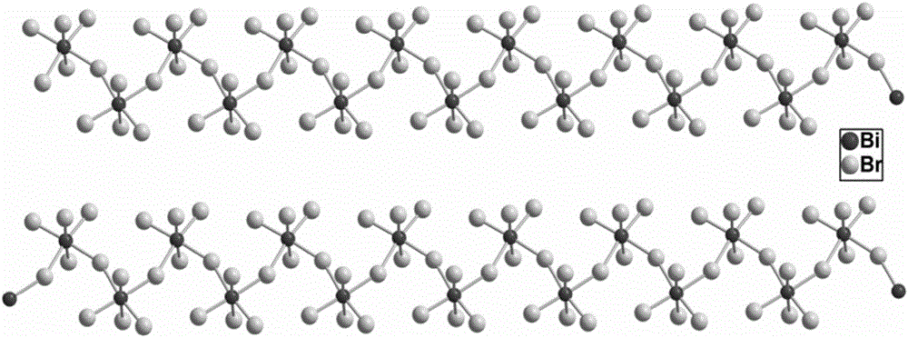 Organic-inorganic hybrid semi-conductive dicyclohexyl-imine bismuth bromide compound and crystal and preparation method and use thereof