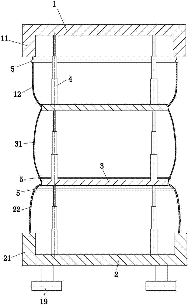 Telescopic luggage case with drying function