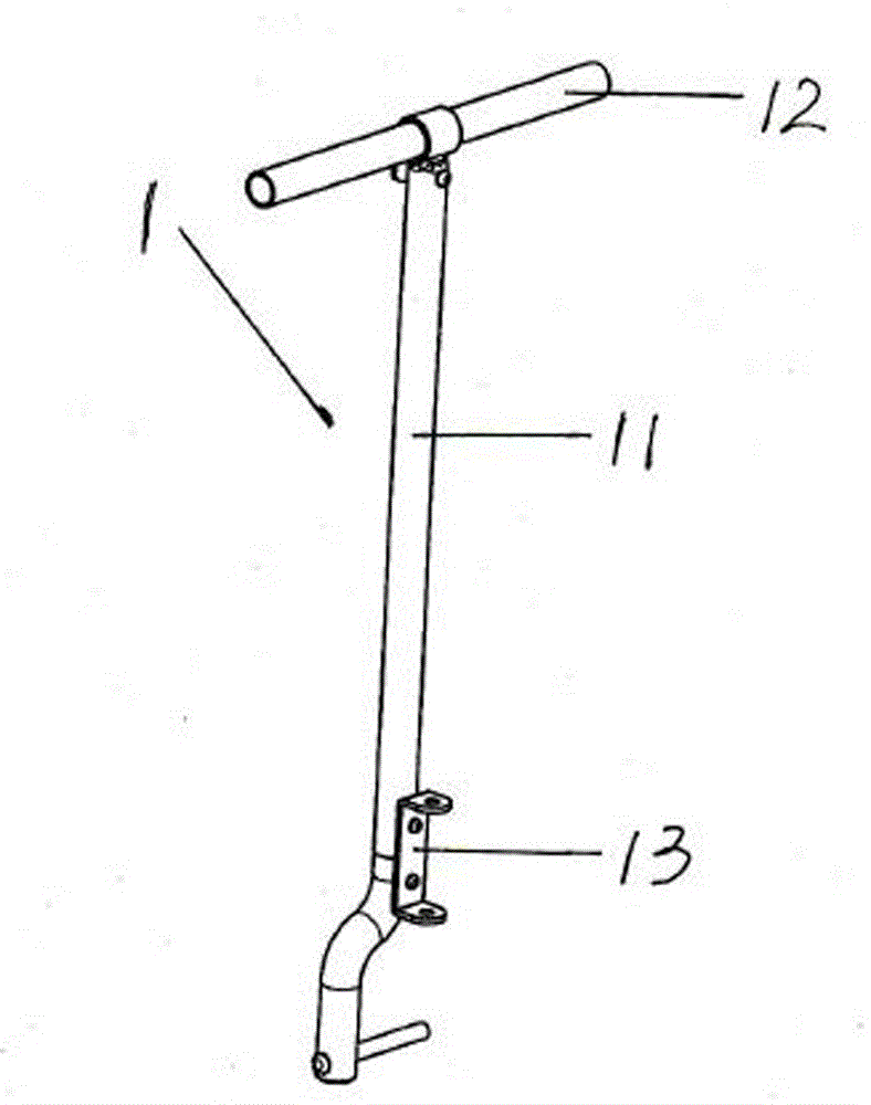 Children two-wheeled vertical scooter