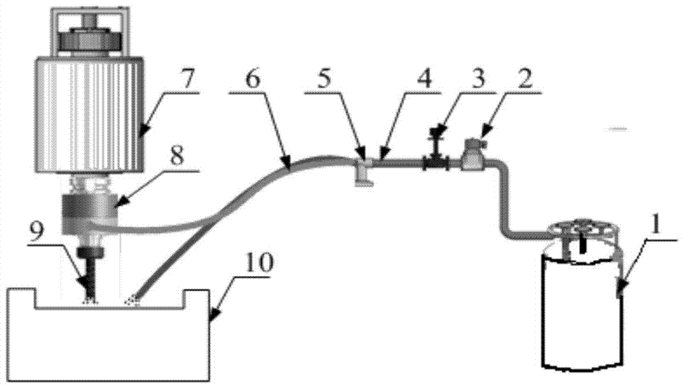 A processing method for ice-fixed metal honeycomb workpiece