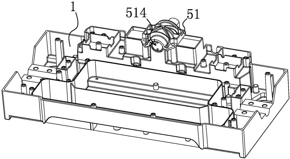 Control rod steering reset structure of electric balance car