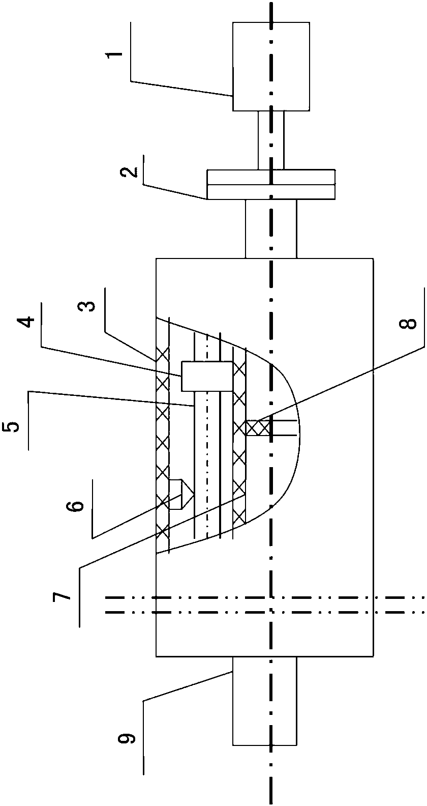 Internal curing forming mould for epoxy resin pipelines with large opening diameter and manufacture process thereof