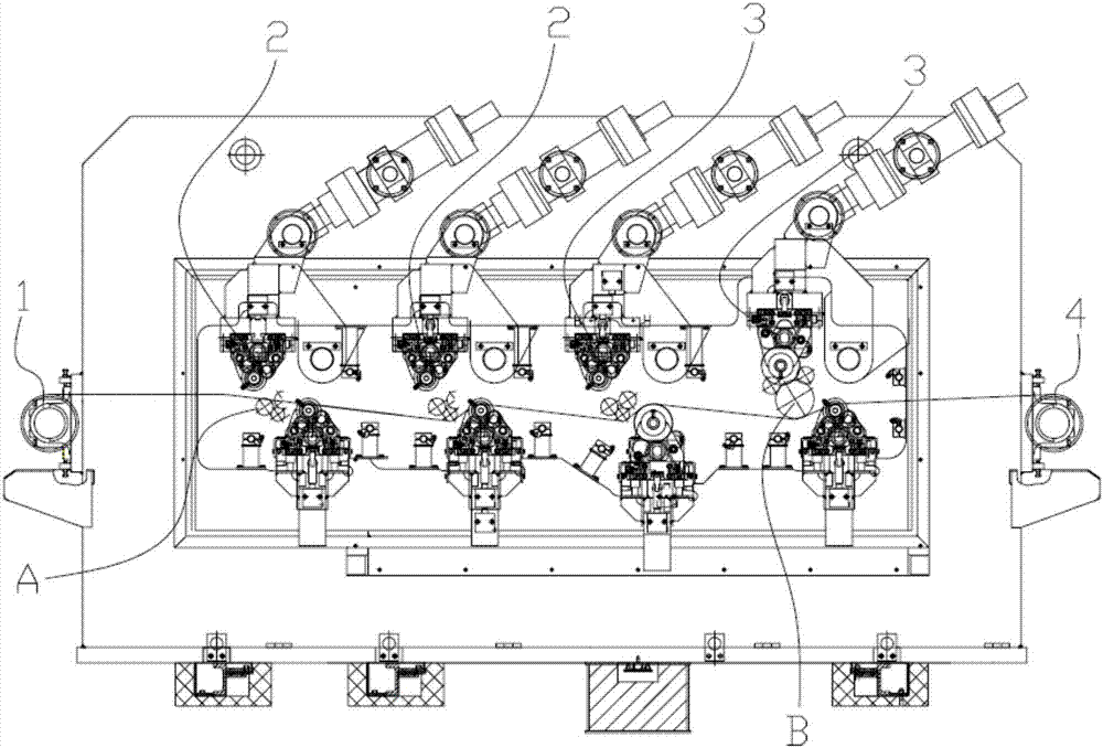 Rust removing technology for black-skin steel reel