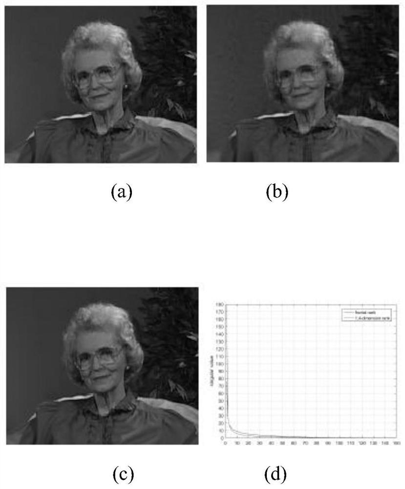 Color video recovery method and system based on high-order tensor singular value decomposition