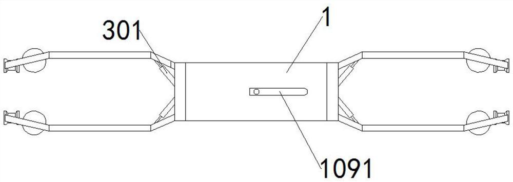 Maintenance device for removing ice on surface layer of cable and winding between cables