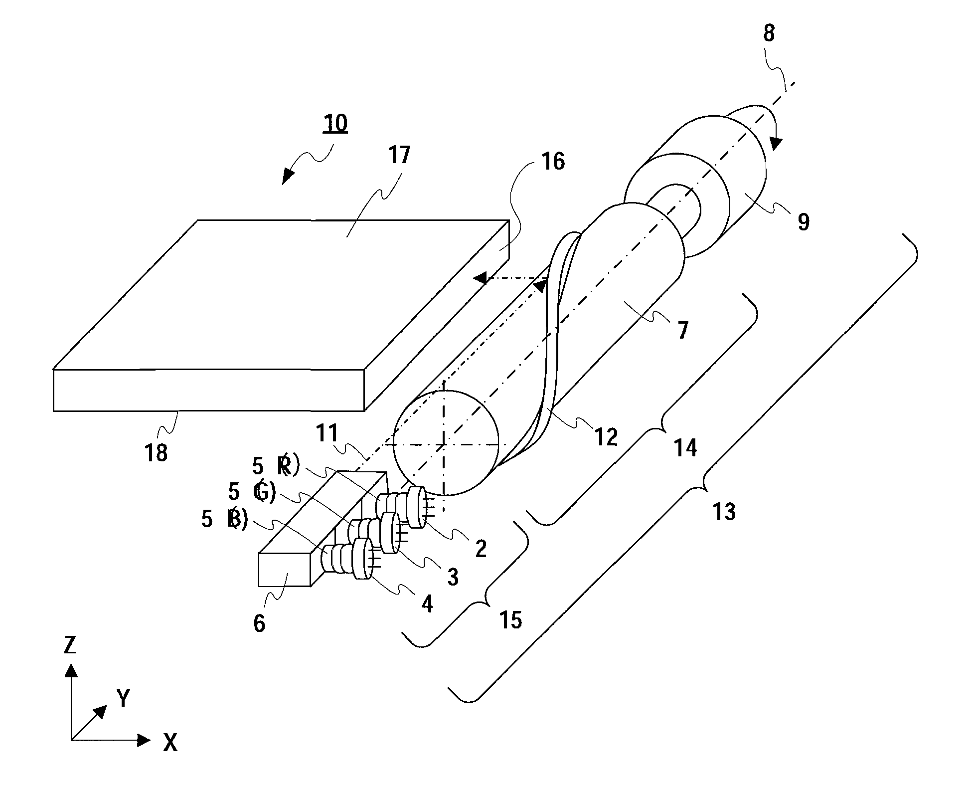 Surface emitting apparatus and image display apparatus using the surface emitting apparatus