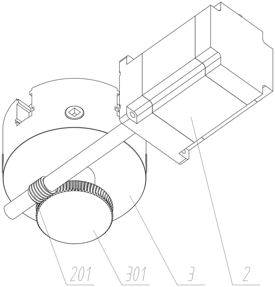 Special camshaft high-frequency quenching device