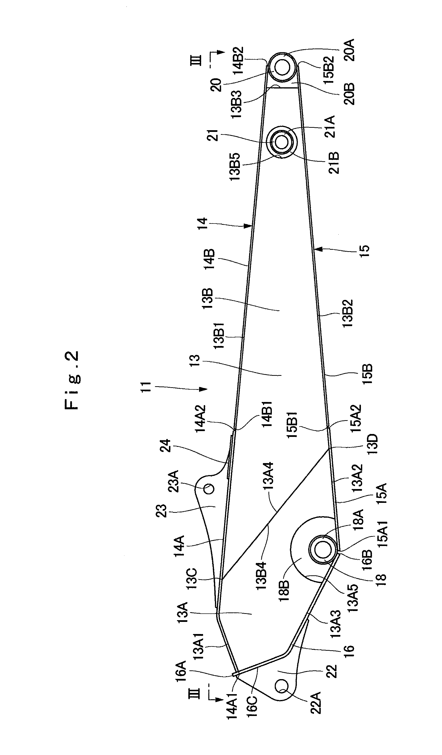 Arm for construction machine