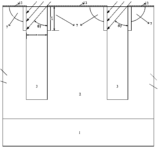 Anti-emi super junction vdmos device structure and its preparation method