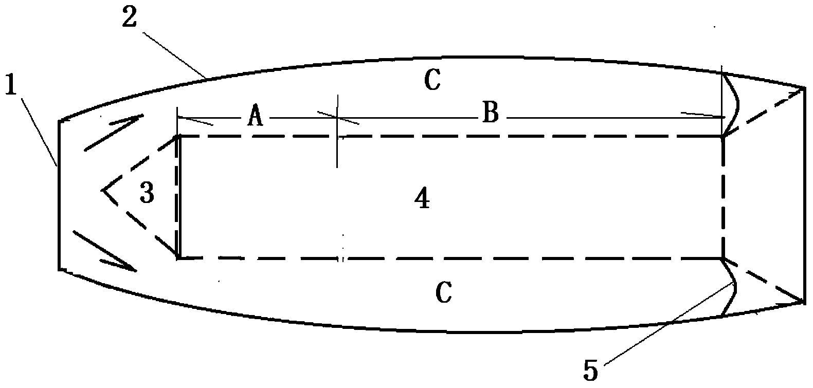 Airflow heat insulation airspace ramjet